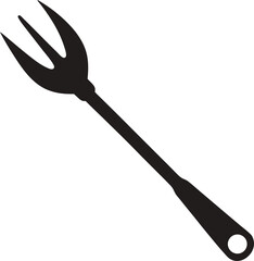 A metal kitchen spatula isolated on a white background