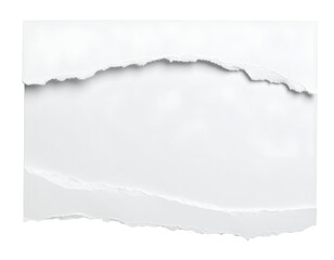 A dynamic frame of ripped paper offers a textured border for your message.