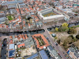 Aerial View Terracotta Rooftops And
