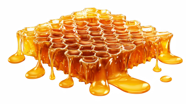 honey dripping from a honey dipper