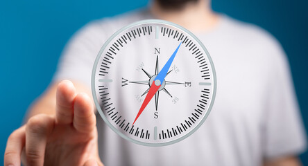 Navigate your path with confidence. Use this compass image for business, travel, or personal growth.