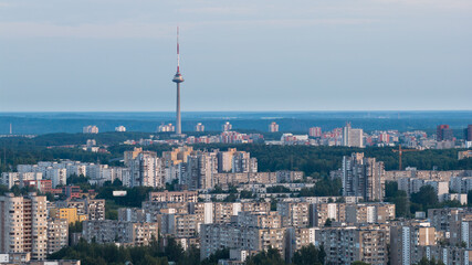 TV tower in Vilnius, Lithuania