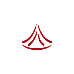circus carnival tent logo design