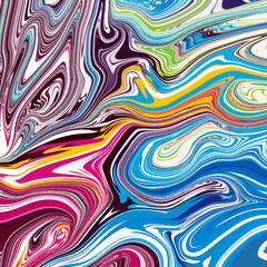 Bold multicolor abstract artwork bursting with energy and motion. A chaotic yet beautiful design with vivid lines and dynamic contrast, perfect for visual impact.