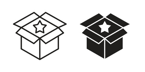 New product icon vector illustration. Flat design. Graphic design vector symbols.