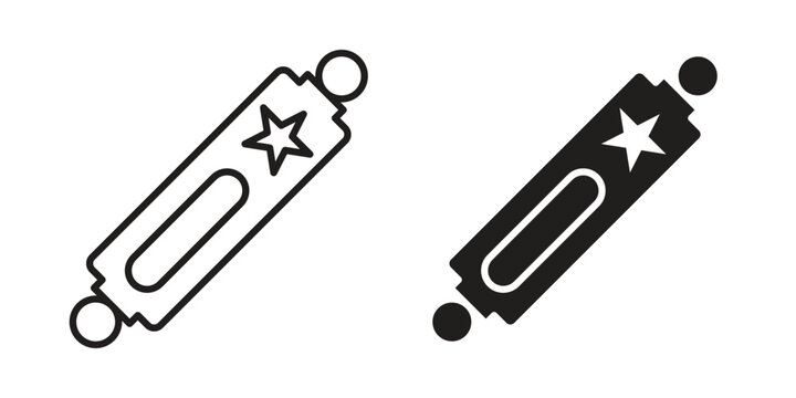 Mezuzah icon vector illustration. Flat design. Graphic design vector symbols.