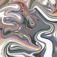 Vibrant abstract swirl with deep blacks, reds, and whites creating dynamic fluid motion. Perfect for backgrounds, art textures, and modern designs.
