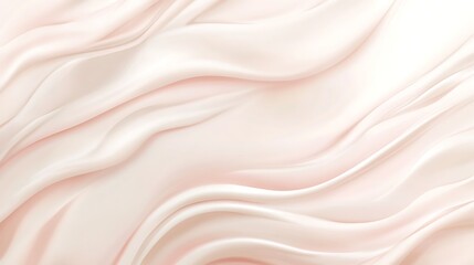 Soft, flowing, pastel-pink fabric folds