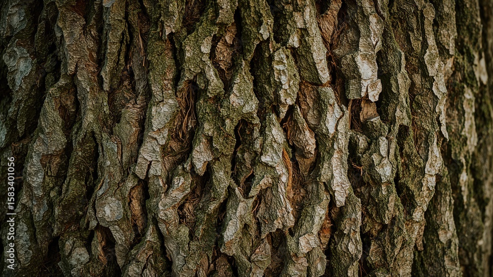 Poster background showing cedar bark texture in sharp focus with room for writing