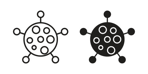 Cancer icon vector illustration. Flat design. Graphic design vector symbols.