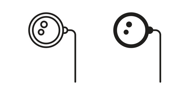 Ar monocle icon vector illustration. Flat design. Graphic design vector symbols.