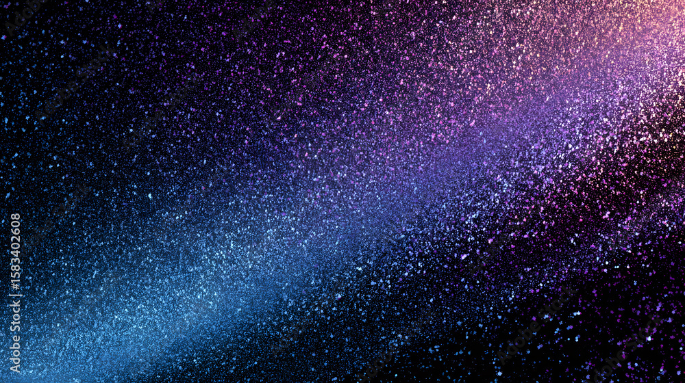 Poster blue purple black grainy gradient banner background website page header abstract noise effect design