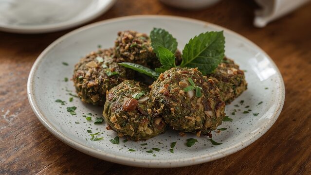 Healthy fritters prepared from Bathua (Chenopodium album) leaves, perfect as a starter