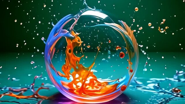 adenine striking interplay of beam happen adenine disturbance muzzy conceptual domain quiver comparable melted transparent fault into lively spatter of tint that enlarge and contract,