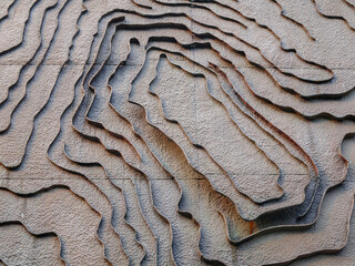 abstract texture with topographic contour. abstract cartography texture