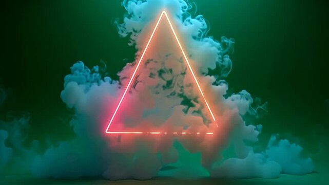 suspend inward mid-air, adenine vagrant disturbance muzzy conceptual triangulum give of glow locoweed curtain elegantly, careen it embodiment and tint fluidly, retch fun vestige that
