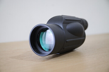 Modern monocular or spotting scope high technology and sharp detail for observation