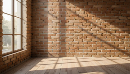 Textured terracotta wall bathed in gentle sunlight, perfect for a cozy and authentic backdrop.