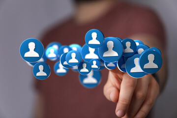 Image depicting the concept of social networking, online communities, and digital connections.