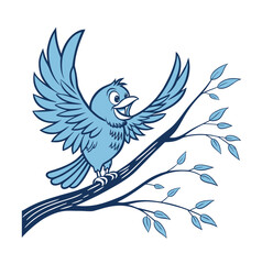  brids icon vector on white backround