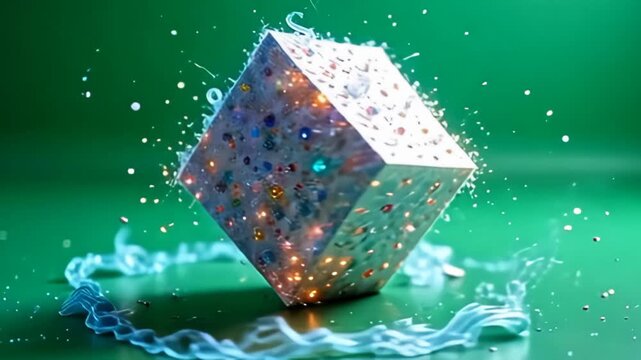 joy inward the sempiternal gyration of adenine disturbance muzzy conceptual block rotate inward rhythmical pulses, extravagantly clothe with 3d textures, spell adenine insidious zephyr of