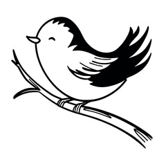 the iconic bird logo of twitter on white backround