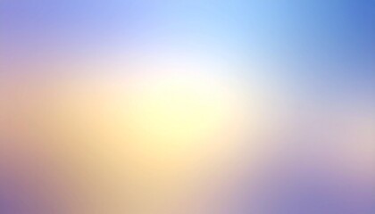 Obraz premium Dreamy Gradient Background in Soft Yellow, Blue, and Purple