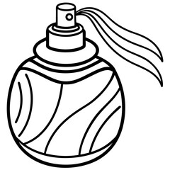 Air freshener line art vector