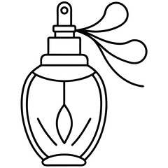 Obraz premium Air freshener line art vector