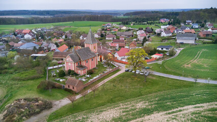 Spring in the countryside, Hrádek u Nechanic, Czech Republic