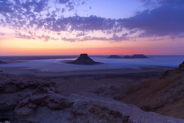 Depression by Karyn Zharyk at sunset, Mangystau