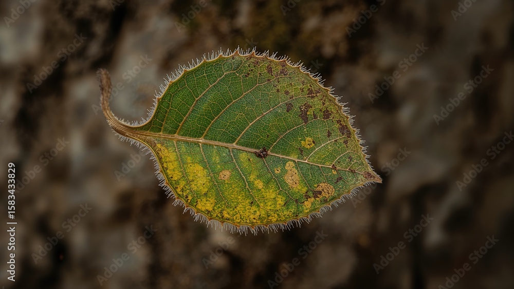 Canvas Prints detailed view of a leaf from a tree