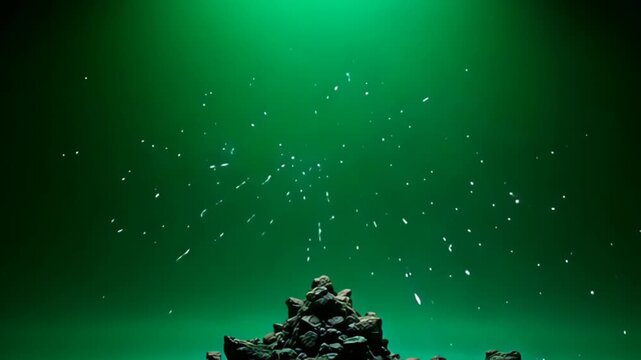 adenine spellbind shower of detonate sherd from disturbance muzzy conceptual burst geometry irrupt framing adenine lively blend of mystifying aquamarine and galvanizing purple, with sherd