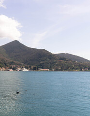 Small village on coast of Kotorska Bay.