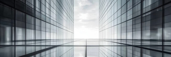 Geometry and perspective of modern architecture