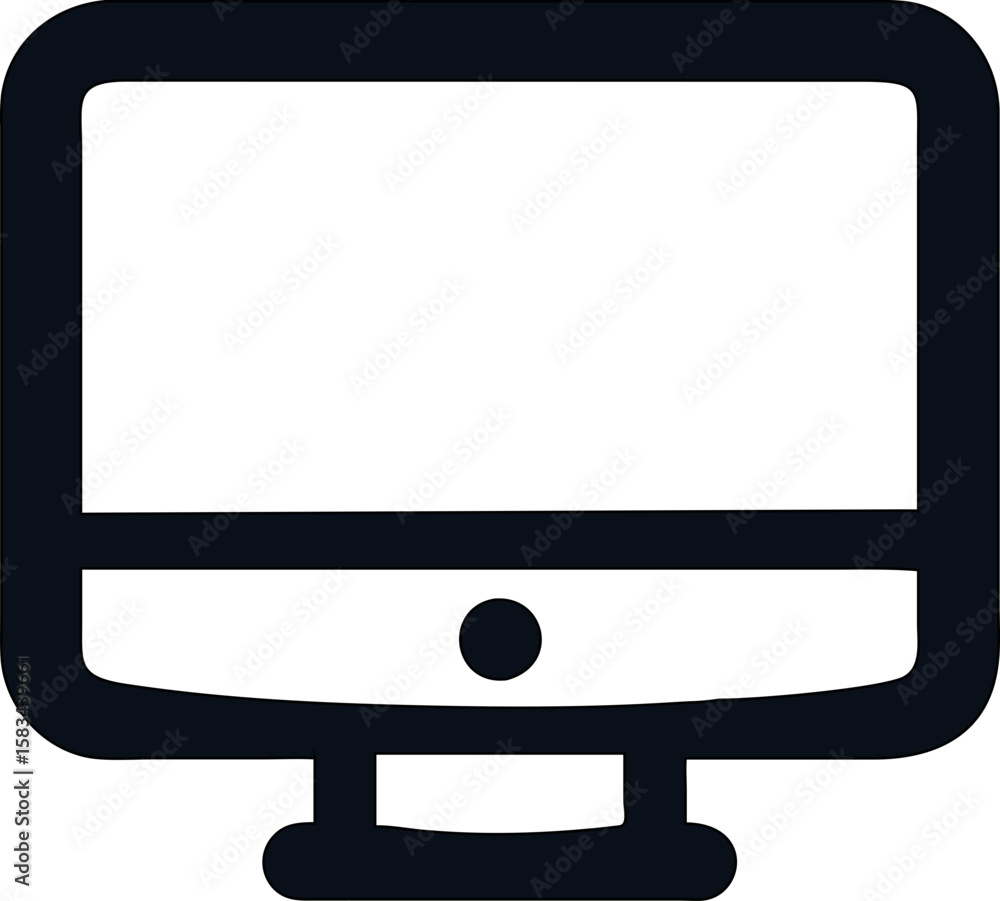Aufkleber computer display monitor screen, great for ux/ui and modern web design, tv, lcd, led