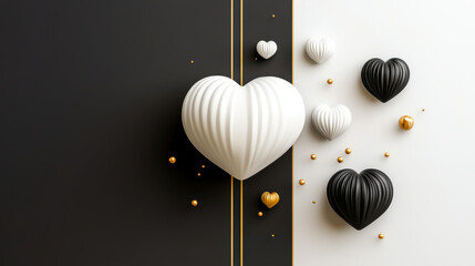 Heart and Valentines Day Detail  isolated on Background