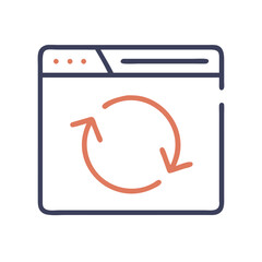Refresh sync icon Material SVG Icon