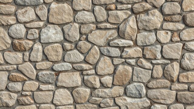 Rocky textured natural stone wall