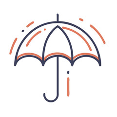 Umbrella open Material SVG Icon