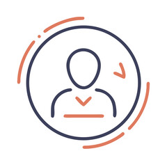 User avatar circle Material SVG Icon