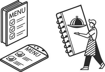 menu icon. option menu symbol for app or website. vector illustration on transparent background.icon, application, buttons, interface, list, navigation, option, outline, signs, transparent, website,