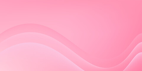 Elegant gradient wave design features a calming, natural flow of soft pink tones,