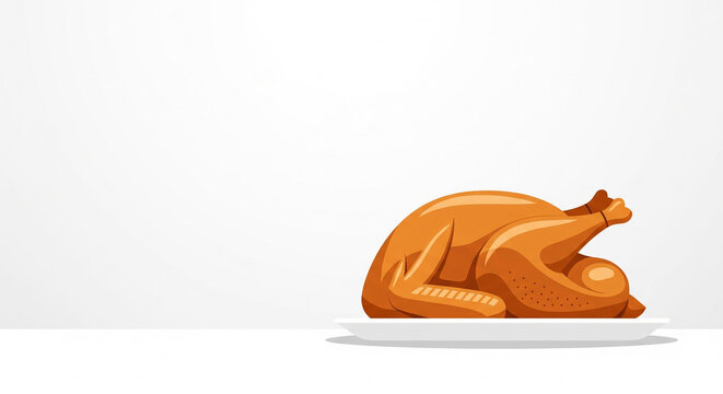 Iconic Golden Roasted Turkey for Thanksgiving
