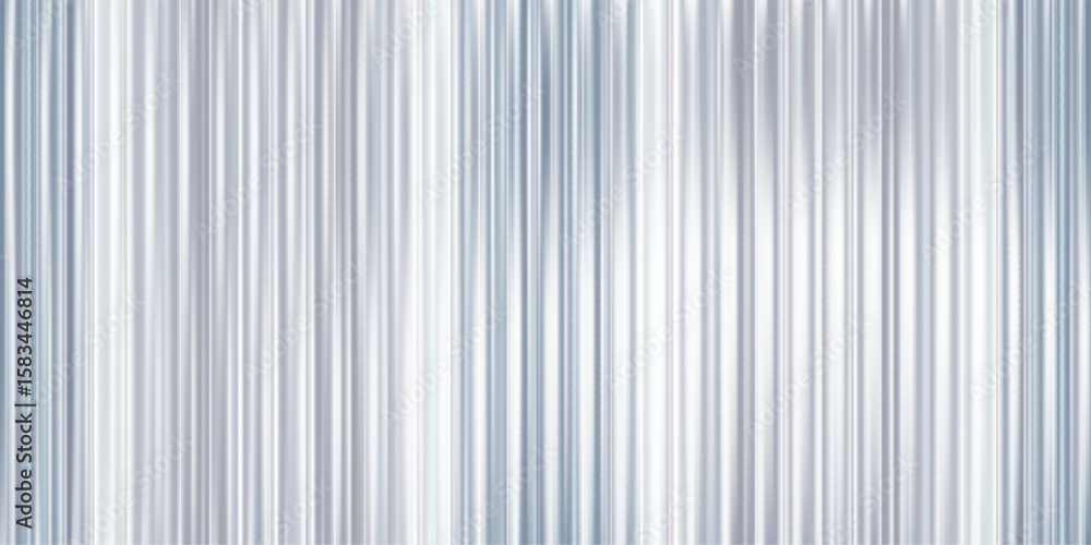 Poster ribbed glass effect with transparent background and abstract gradient line. this silver metal patter