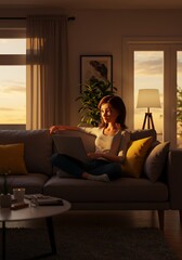 Obraz premium Golden Hour Comfort