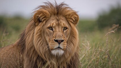 Fototapeta premium Safari Adventure in a Vast African National Park