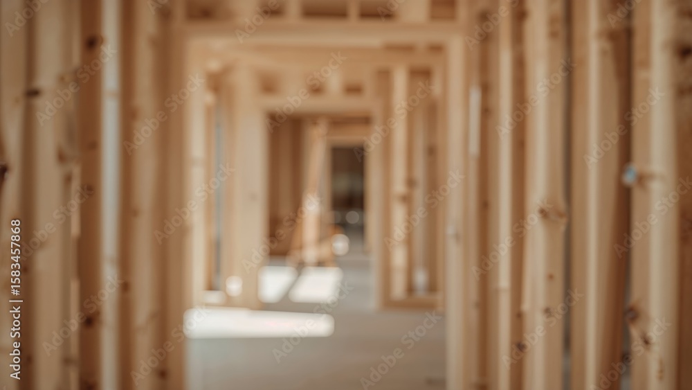 Poster bokeh effect abstract background focusing on apartment upgrade creativity