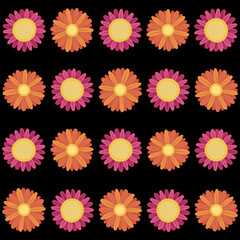 Florar Vektor. Abstract Floral Background Design with Artistic Botanical Elements