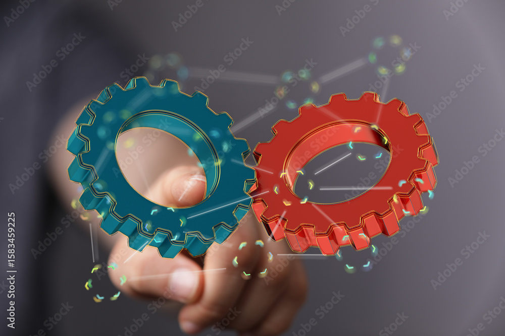 Poster improve efficiency and workflow. streamline your business processes with integrated solutions.
